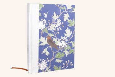 Preview: Elegantes Schreib - und Skizzenbuch mit 80 Blatt cremeweißem Papier